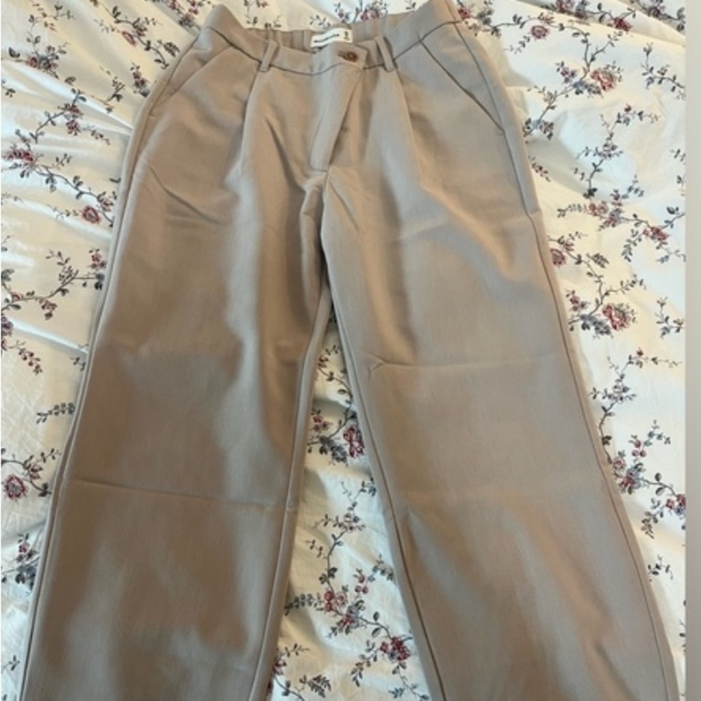 Abercrombie&Fitch Tailored Relaxed Straight Pants